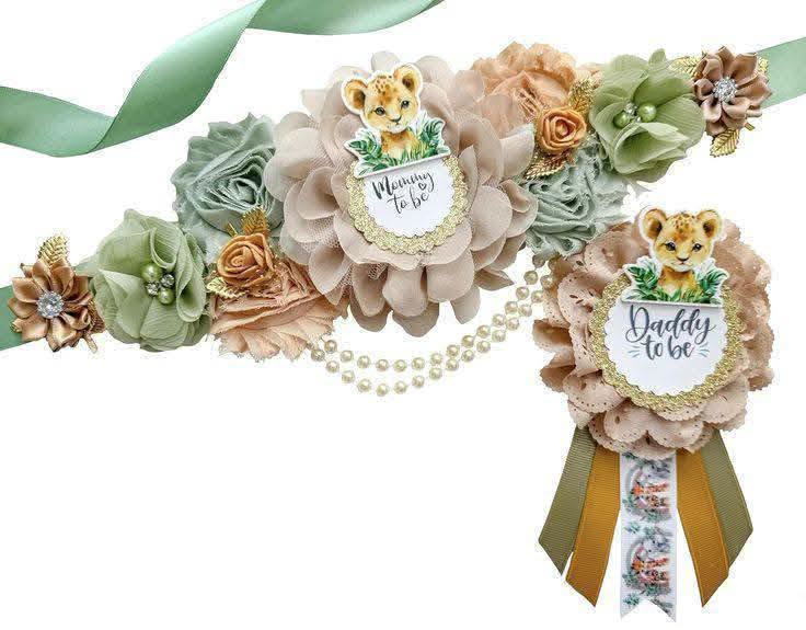 Bandita floral para niña bebé, accesorio hecho a mano en México