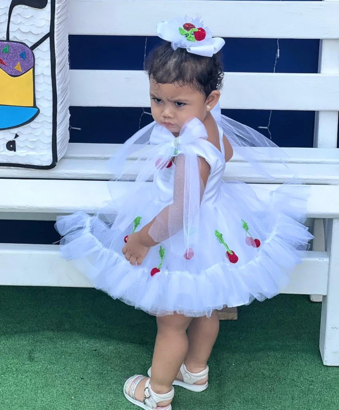 Vestido  de gala para bebé, Zihuatanejo Guerrero México