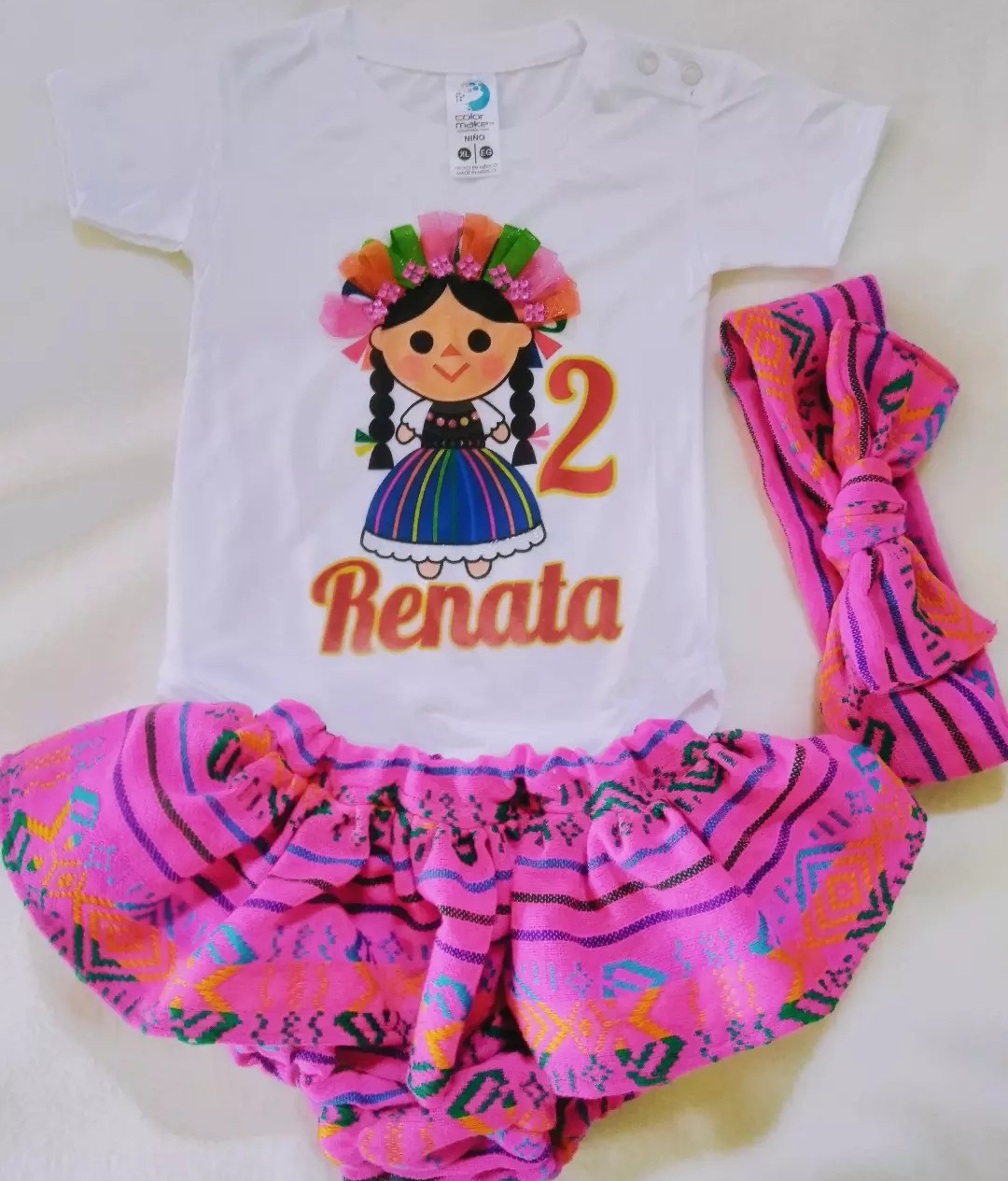 Ropa patria tradicional para bebé 16 septiembre, Zihuatanejo México