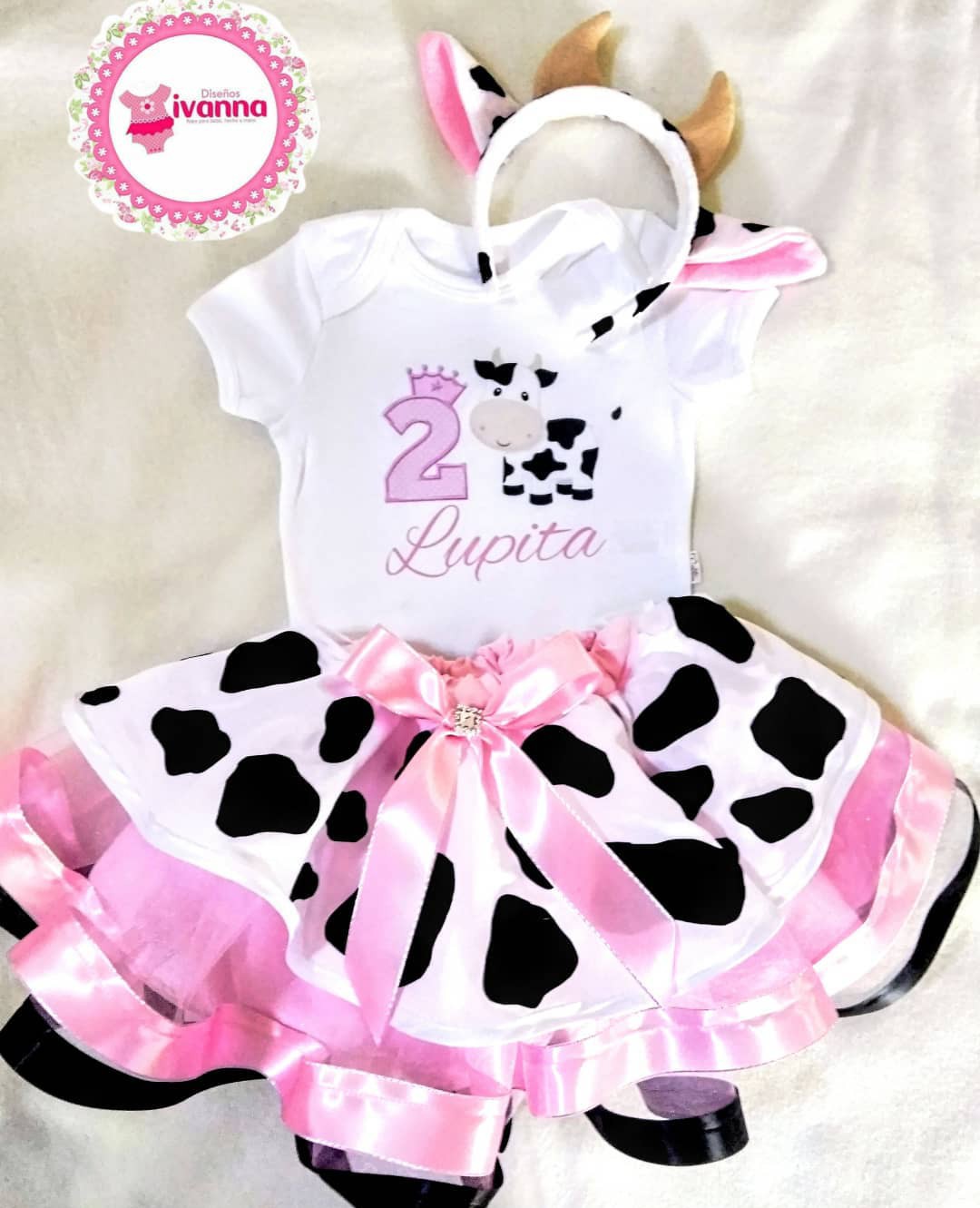 Tutú personalizado para niña bebé, Diseños Ivanna Zihuatanejo